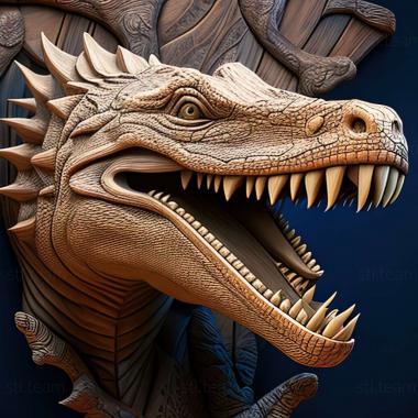 3D model Indosuchus (STL)